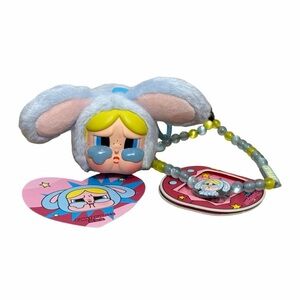 POP MART • Crybaby Power Puff Girls Bunny Bubbles Pendant & Phone Charm Bundle